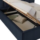 Premium Living Oblazinjena Postelja Bogner, Antracit, 160x200 | Shoptok.si