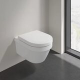 Villeroy Boch 4694HRR1 Architectura Combi-Pack CeramicPlus viseča brezrobna WC školjka z WC desko s počasnim zapiranjem | Shoptok.si