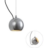 QAZQA Design hanglamp chroom voor railsysteem 1-fase - Slimline Sara Cene
