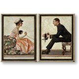  Slika na platnu LOVING BIRD – J.C. Leyendecker (reprodukcija) | Shoptok.si