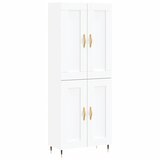  Visoka komoda bijela 69,5x34x180 cm konstruirano drvo | shoptok.hr