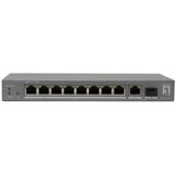  LevelOne 10-Port Gigabit PoE Switch, 802.3af /at PoE, 8 PoE Outputs, 120W Power Budget, 1 x Gigabit SFP, 1 x Gigabit RJ45 Uplink | shoptok.hr