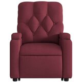  Naslanjač s funkcijo vstajanja vinsko rdeče blago, (20926992) | Shoptok.si