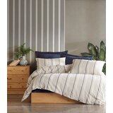 Aberto Design komplet posteljina Avva, 200x220 cm, Tamnoplava-Bela Cene
