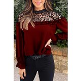 Fenzy Elegantna Bluza S Volanima, Bordo cijene