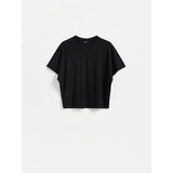Reserved Predimenzionirana majica kratkih rukava - crno | shoptok.hr