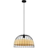 Eglo viseća lampa anwick E27 50 cm crna/ratan 43312 | Eponuda.com