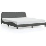  Okvir za krevet Dover tamnosivi 183x213 cm od tkanine | shoptok.hr