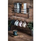 Hanah home gwen oakblack wall shelf