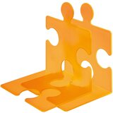 Han držalo za knjige/cd-je puzzle, prosojno oranžna, 2 kosa Cene