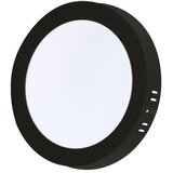 Xled 24W 4000K black Nadgradni okrugli LED panel plasticni,2640Lm,φ290*31mm,Ra80,IP20 crn Cene