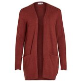 Vila Noos Cardigan Ril - Fired Brick Crvena Cijene
