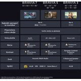 Sony TV K98XR55BP BRAVIA 5 / Mini LED / XR procesor | shoptok.hr