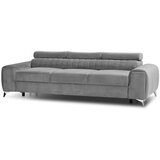 ELTAP Svijetlo siva baršunasti sklopiva sofa 261 cm Laurence – | shoptok.hr