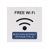 Master Naljepnica BESPLATAN Wi Fi 10x10cm M50893 Cijene