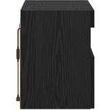 TV zidni ormari S LED lampica 2 pcs Crni hrast 40 x 30 x 40 cm | shoptok.hr