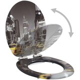  Toaletna daska s mekim zatvaranjem 2 kom MDF uzorak New Yorka | shoptok.hr