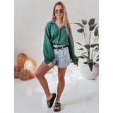 DStreet Koszula damska oversize muślinowa MUSLINEA zielona | shoptok.hr