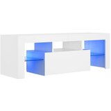 Maison Chic TV omarica - TV stojalo - Televizijska omarica z LED lučkami bela 120x35x40 cm, (21701508) | Shoptok.si