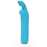 Happy Rabbit Bullet - vibrator sa štapićem zeca na baterije (plavi) | shoptok.hr
