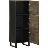 Maison Chic Komoda - Predalnik črna 40x33x110 cm trden mangov les, (21720781) | Shoptok.si