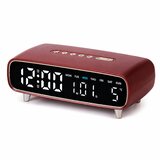 INF Večnamenska LED digitalna budilka s temperaturo in nočno lučko Red, (5000562892) | Shoptok.si