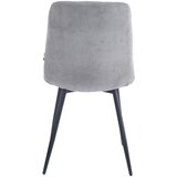 Boxxx STOL, kovina, tekstil siva, črna | Shoptok.si