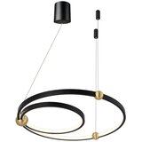 Toolight Black Ring led svjetiljka + daljinski upravljač APP692-30-50 | shoptok.hr