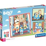Clementoni Bluey 3x48-delna Supercolor sestavljanka - | Shoptok.si