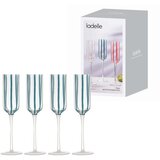 Ladelle Čaše u setu 4 kom za šampanjac 180 ml Stripe – | shoptok.hr