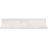  Zidne police 2 kom bijele 50 x 11 x 9 cm od masivne borovine | Eponuda.com