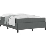 vidaXL Postelja z vzmetnico z vzmetnico Temno siva 140 x 190 cm blago, (5000124070) | Shoptok.si