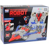 Borbeni avion-robot za slaganje 2u1 sa 29 elemenata | shoptok.hr