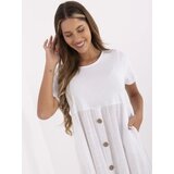 Italy Moda Dress-MO-SK-1005.67-white | Shoptok.si