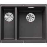 Blanco sudoper SUBLINE 340/160-U InFino SILGRANIT VELIKI BAZEN DESNO, bez dalj.upr. - KAMENO SIVA | shoptok.hr