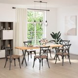 Furnova Noge za jedilno mizo X-oblika 2 kosa antracit 57x(72-73) cm, (21946953) | Shoptok.si