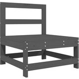  Srednja vrtna sofa siva od masivne borovine | shoptok.hr
