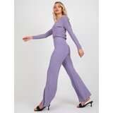 COCO ANGELO Pants-VI-SP-20271.97-purple | Shoptok.si