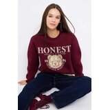 TRENDYOLMILLA dečiji duks Twoaw26Sw00199, burgundska-bordo | Eponuda.com