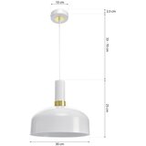Viseći luster na kablu MALMO 1xE27/60W/230V | Eponuda.com