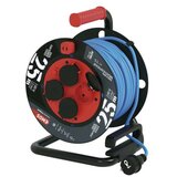  Weatherproof kabelski kolut 25 m / 4 vtičnice / modra / PVC / 230 V / 1,5 mm2 | Shoptok.si