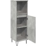 vidaXL Kupaonski ormarić boja betona 30x30x100 cm konstruirano drvo | shoptok.hr