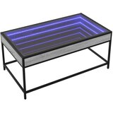  Stolić s beskonačnim LED svjetlima boja hrasta 90x50x41 cm | shoptok.hr