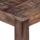 vidaXL Klubska mizica 50x50x35 cm trden mangov les | Shoptok.si