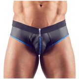 Svenjoyment mo&amp;scaron;ke odprte spodnjice jockstrap - črna/modra - XL Slike