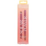Real Techniques Solar Power Smolder Eye + Brow Duo Set obojestranski čopič za obrvi Wide Angled Brow Liner 101 & Brow Spoolie 106 1 kos + čopič za senčila za oči Instapop Crease 102 1 kos | Shoptok.si