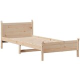  Okvir kreveta bez madraca 75 x 190 cm od masivne borovine | shoptok.hr