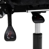 MID.YOU PISARNIŠKI STOL kovina, tekstil črna | Shoptok.si