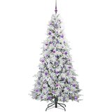  Umjetno božićno drvce s nogom s stalakom Bijelo 210 cm PE i PVC | shoptok.hr