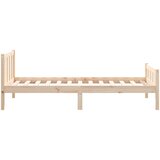  Okvir za krevet od masivnog drva 90 x 190 cm jednokrevetni | shoptok.hr